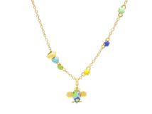 Ponte Vecchio　ポンテヴェキオ　ネックレス　K18　ゴールド　エナメル　飛行機　27.8g　2143700205646　【200】