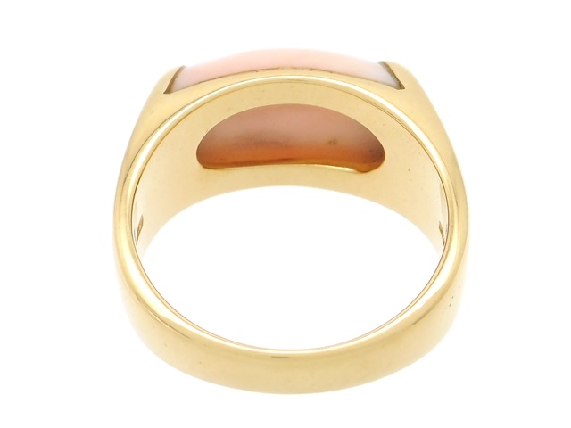 BVLGARI ブルガリ 貴金属・宝石 トロンケットリング コーラル