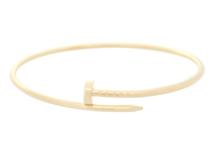 Cartier　カルティエ　ジュストアンクル　ブレスレット　YG　イエローゴールド　9.4g　17号　2143000659453　【200】