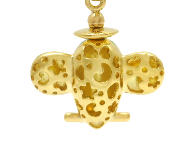 Ponte Vecchio　ポンテヴェキオ　ネックレス　K18　ゴールド　エナメル　飛行機　27.8g　2143700205646　【200】