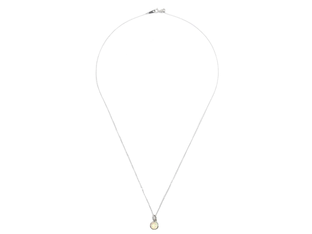 JEWELRY　ジュエリー　貴金属・宝石　オパール　ネックレス　WG　ホワイトゴールド　約1.3g　2141000347899【200】