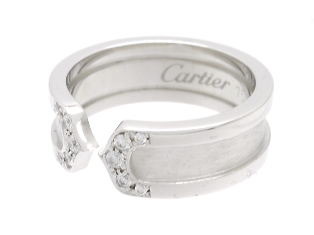 Cartier カルティエ 貴金属・宝石 C2リング ロゴリング ダイヤリング WG ホワイトゴールド 7.7g 51号 日本サイズ11号  B4044200 2120000212215 【200】 の購入なら「質」の大黒屋（公式）