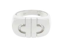 BVLGARI　ブルガリ　パレンテシリング　指輪　750WG　ホワイトゴールド　7.5g　約11号　（2143200461832）【200】