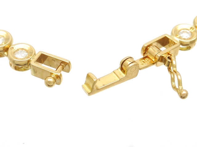 JEWELRY 貴金属・宝石 ダイヤモンド ブレスレット テニスブレス K18