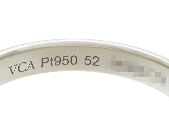 Van Cleef & Arpels　ヴァンクリーフ&アーペル　タンドルモン リング　プラチナ　PT950　52号　3.6g（2143100525610）【200】