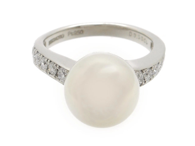 MIKIMOTO ミキモト リング 指輪 プラチナ PT950 真珠 パール