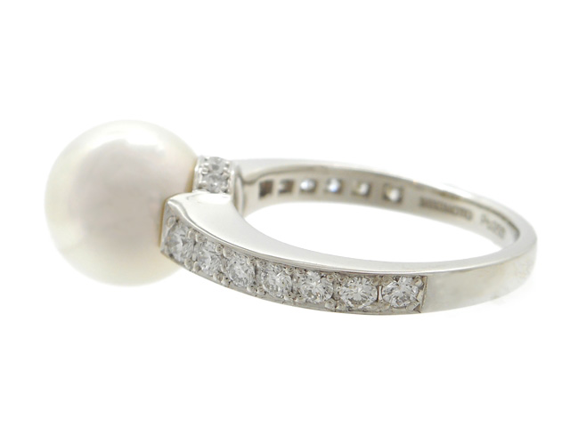MIKIMOTO ミキモト リング 指輪 プラチナ PT950 真珠 パール