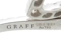GRAFF　グラフ　バタフライシルエットドロップピアス　ピアス　WG　ホワイトゴールド　ダイヤモンド　5.0g　RGE1617　2143200634847　【200】