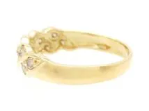 JEWELRY　貴金属・宝石　ダイヤリング　指輪　K18　ゴールド　ダイヤモンド0.31ct　2.1g　9号　（2141300370139）【200】
