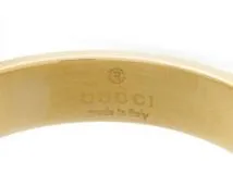 GUCCI　グッチ　アイコン リング　指輪　イエローゴールド　YG　4.4g（2120500279206）【200】