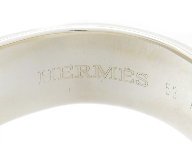 HERMES エルメス アルテミスリング 指輪 シルバー SV 5.4g 53号