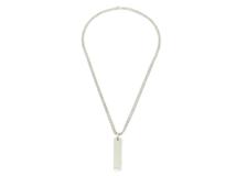 GUCCI　グッチ　ロゴプレート ネックレス　シルバー　SV　ダブル ボールチェーン　23.3g（2141300460885）【200】