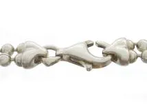 GUCCI　グッチ　ロゴプレート ネックレス　シルバー　SV　ダブル ボールチェーン　23.3g（2141300460885）【200】