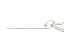 GUCCI グッチ ロゴプレート ネックレス シルバー SV ダブル ボール