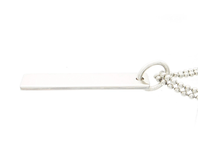 GUCCI　グッチ　ロゴプレート ネックレス　シルバー　SV　ダブル ボールチェーン　23.3g（2141300460885）【200】