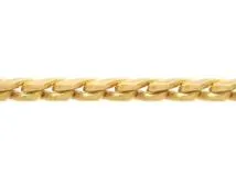 Cartier　カルティエ　スクリュー　ブレスレット　チェーンブレス　YG　イエローゴールド　7.1g　214100530254　【200】