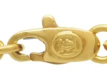 Cartier　カルティエ　スクリュー　ブレスレット　チェーンブレス　YG　イエローゴールド　7.1g　214100530254　【200】