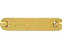 Cartier　カルティエ　スクリュー　ブレスレット　チェーンブレス　YG　イエローゴールド　7.1g　214100530254　【200】