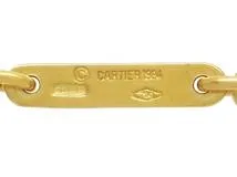 Cartier　カルティエ　スクリュー　ブレスレット　チェーンブレス　YG　イエローゴールド　7.1g　214100530254　【200】