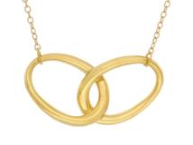 TIFFANY＆CO　ティファニー　ダブルループ　ネックレス　YG　イエローゴールド　13.0g