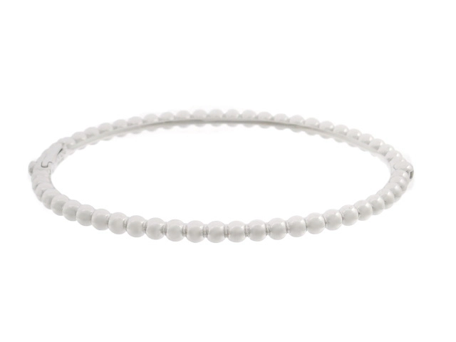 Van Cleef & Arpels ヴァンクリーフ&アーペル ペルレゴールドパール ブレスレット ミディアム ホワイトゴールド WG 20.7g (2143700203697)【200】