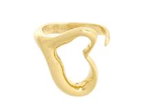 TIFFANY＆CO　ティファニー　オープンハートリング　YG　イエローゴールド　7.6g　9号　2147100457902　【207】