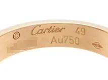 Cartier　カルティエ　貴金属･宝石　ミニラブリング　ミニラブR　ラブリング　PG　ピンクゴールド　3.0g　49号　日本サイズ9号　B4085100　2143500245729　【200】