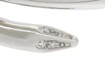 Cartier　カルティエ　ジュストアンクルリング　WG　ホワイトゴールド　ダイヤモンド　7.6g　56号　日本サイズ16号　B4092700　2147400271512　【200】