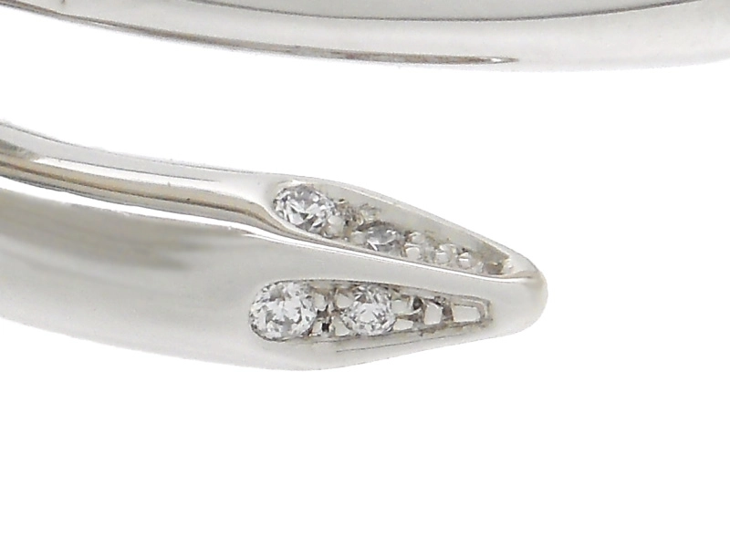 Cartier　カルティエ　ジュストアンクルリング　WG　ホワイトゴールド　ダイヤモンド　7.6g　56号　日本サイズ16号　B4092700　2147400271512　【200】