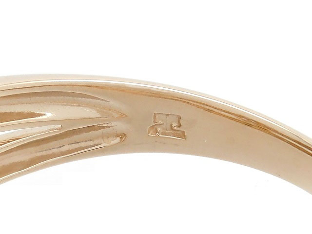 courreges 約11号 SV950 K18 クレージュ リング 18金 石 courreges 約11号 SV950 K18 クレージュ リング 18金 石 - メルカリ