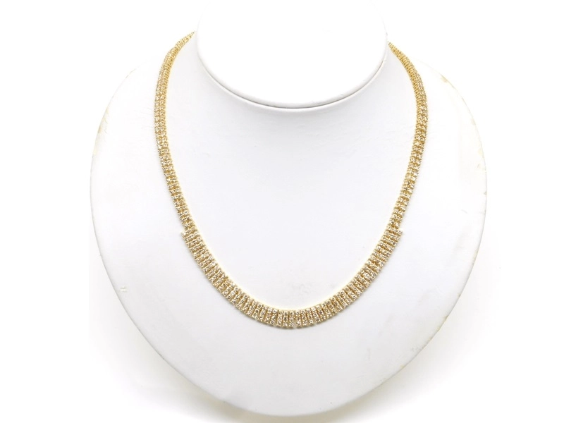 JEWELRY 貴金属・宝石 ダイヤモンドネックレス K18 ゴールド D11.0ct 33.9g 2143700205615 【200】