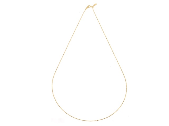 JEWELRY 貴金属・宝石 チェーンネックレス K18 ゴールド 2.4g 約50cm