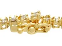 JEWELRY　貴金属・宝石　ダイヤモンドネックレス　K18　ゴールド　D11.0ct　33.9g　 2143700205615　【200】