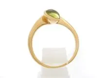 4℃　ヨンドシー　リング　指輪　K18　ゴールド　ムーンストーン　MNS　ペリドット　PR　3.3g　8号　（2120000322280）【200】