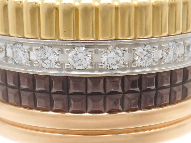 BOUCHERON　ブシュロン　キャトルクラシックリング　ラージ　ダイヤモンド　4カラー　14.1g　53号　2141300408306　【200】