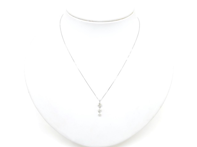 田崎真珠 Pt850/900　プラチナ　ダイヤ　1.08ct　ネックレスは社外品
