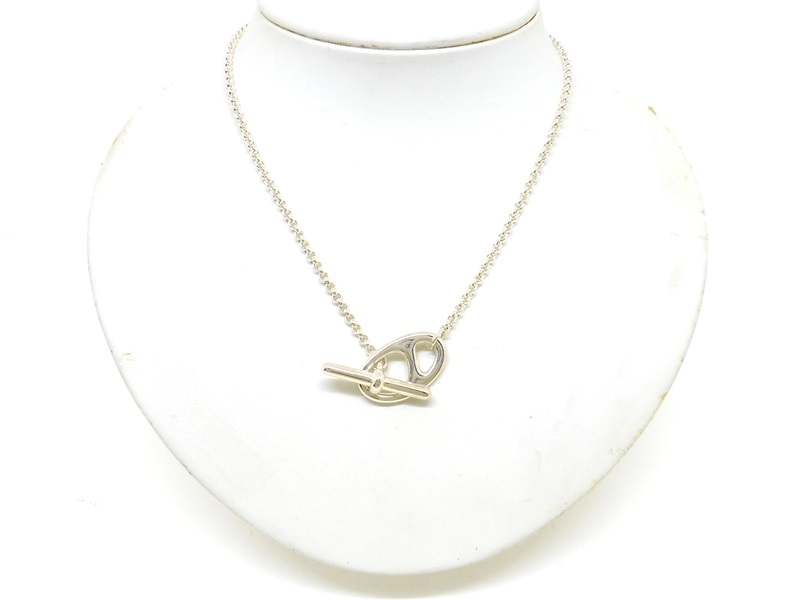 HERMES エルメス シェーヌダンクルパンク ネックレス シルバー 19.1g