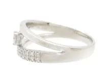 TSUTSUMI　ツツミ　ダイヤリング　指輪　PT900　プラチナ　ダイヤモンド0.134ct/0.08ct 　5.6g　11.5号　鑑定書付き　（2143800183363）【200】