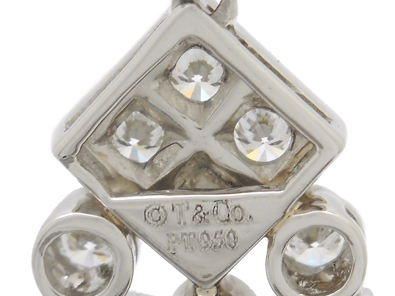 TIFFANY＆CO　ティファニー　レガシーネックレス　PT950　プラチナ　ダイヤモンド　4.4g　2143200582520　【200】