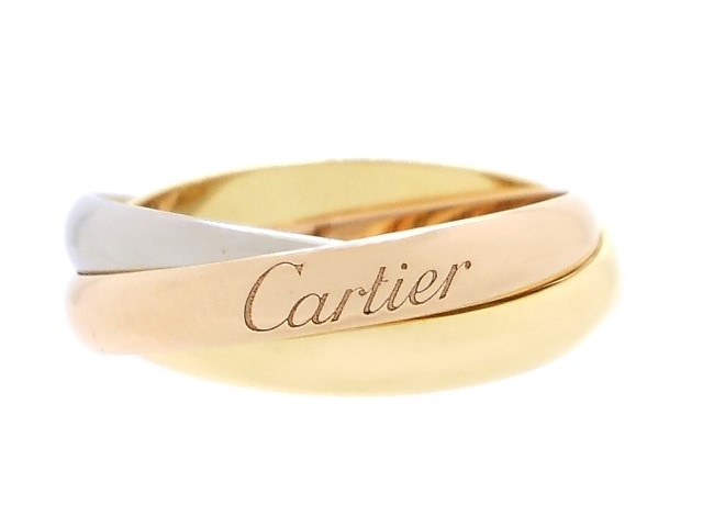 Cartier カルティエ 貴金属・宝石 トリニティ リング 3カラー 3連 YG