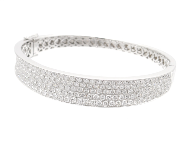 JEWELRY 貴金属・宝石 ダイヤブレスレット バングル パヴェ