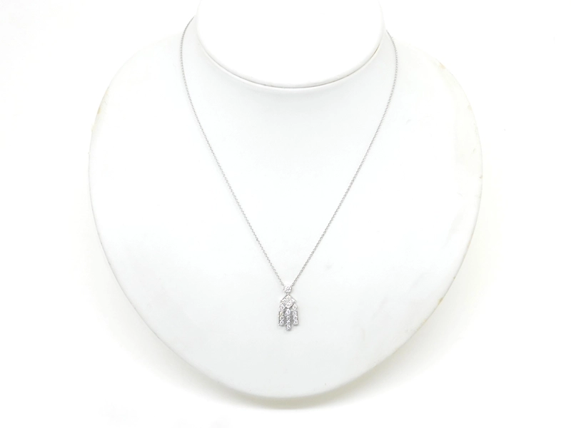 TIFFANY＆CO　ティファニー　レガシーネックレス　PT950　プラチナ　ダイヤモンド　4.4g　2143200582520　【200】