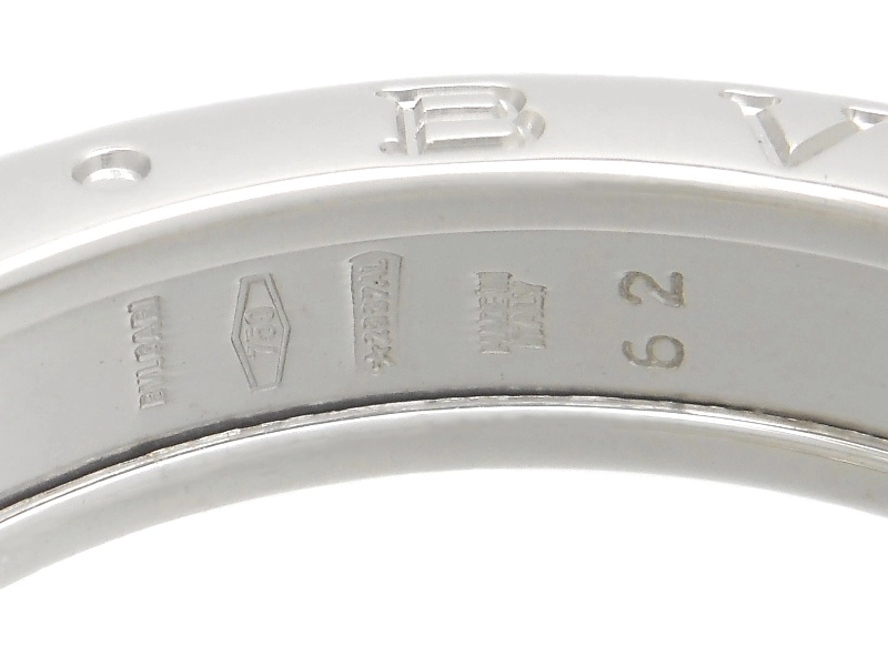 BVLGARI　ブルガリ　ビーゼロワンリング　指輪　B-zero1　WG　ホワイトゴールド　XSサイズ　8.5g　62号　2147400273769【200】