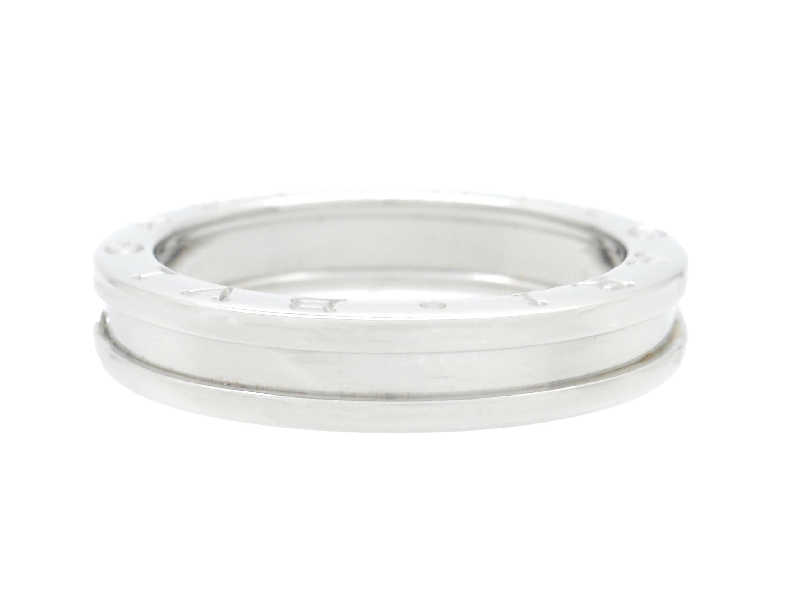 BVLGARI　ブルガリ　ビーゼロワンリング　指輪　B-zero1　WG　ホワイトゴールド　XSサイズ　8.5g　62号　2147400273769【200】
