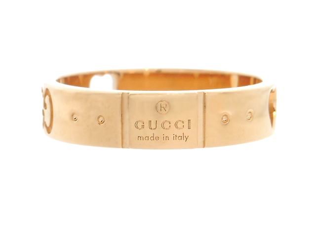 GUCCI グッチ アイコンアモールリング PG ピンクゴールド 8号 約3.1g 2143100465336【200】  の購入なら「質」の大黒屋（公式）