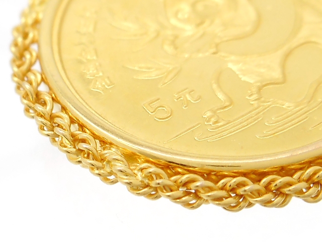 JEWELRY 貴金属・宝石 ペンダントトップ コイン 金貨 パンダ金貨