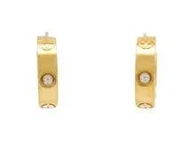 Cartier カルティエ ラブピアス YG イエローゴールド ダイヤモンド