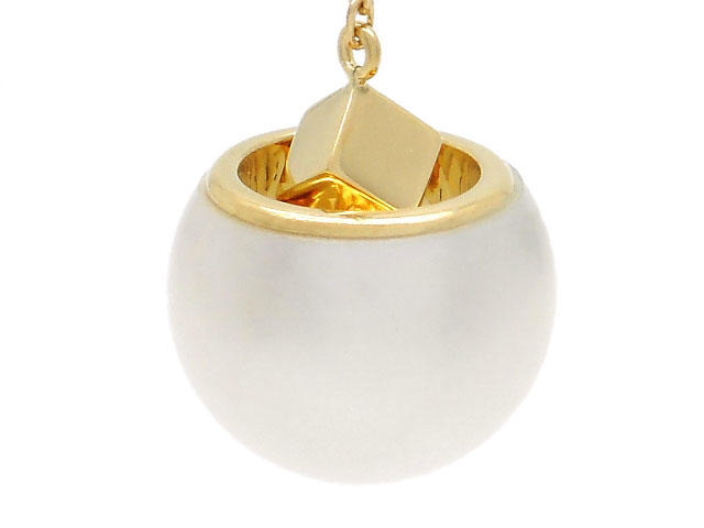 TASAKI タサキ 田崎真珠 貴金属・宝石 キュービックパールピアス K18