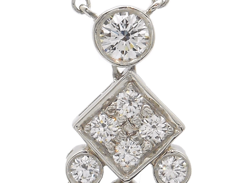 TIFFANY＆CO　ティファニー　レガシーネックレス　PT950　プラチナ　ダイヤモンド　4.4g　2143200582520　【200】