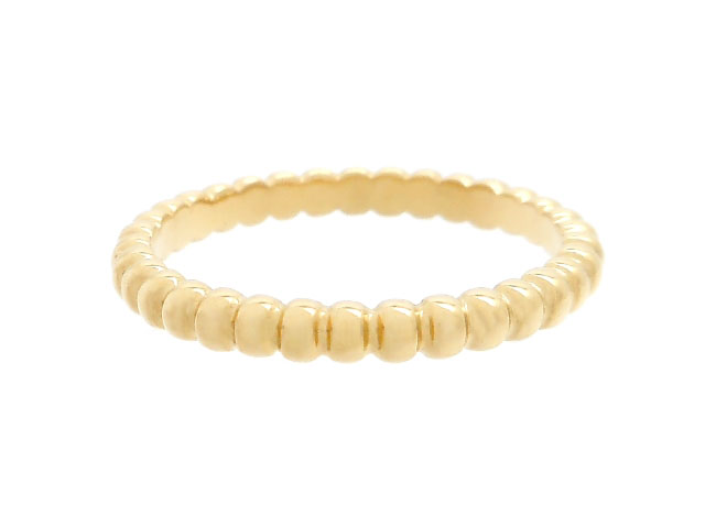【ハル】vancleef&arpels ペルレ ゴールドパール スモール 直営店＊ヴァンクリ ペルレ ゴールドパール リング スモール